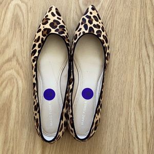 Leopard print flats
